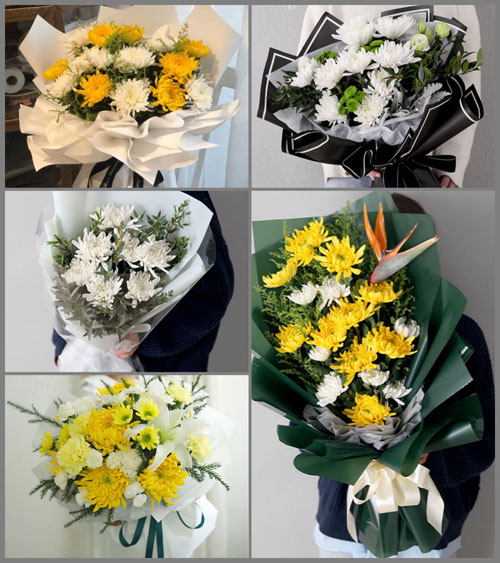 黑龙江鸡西密山市白事花束代送